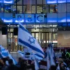 Demonstrators Gather Outside the BBC Following Its Refusal to Label Hamas as a Terrorist Organization