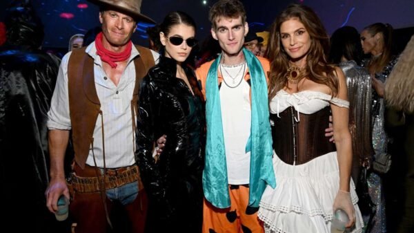 Famous Models Cindy Crawford and Rande Gerber's Children, Kaia and Presley, Attended the Casamigos Halloween Party