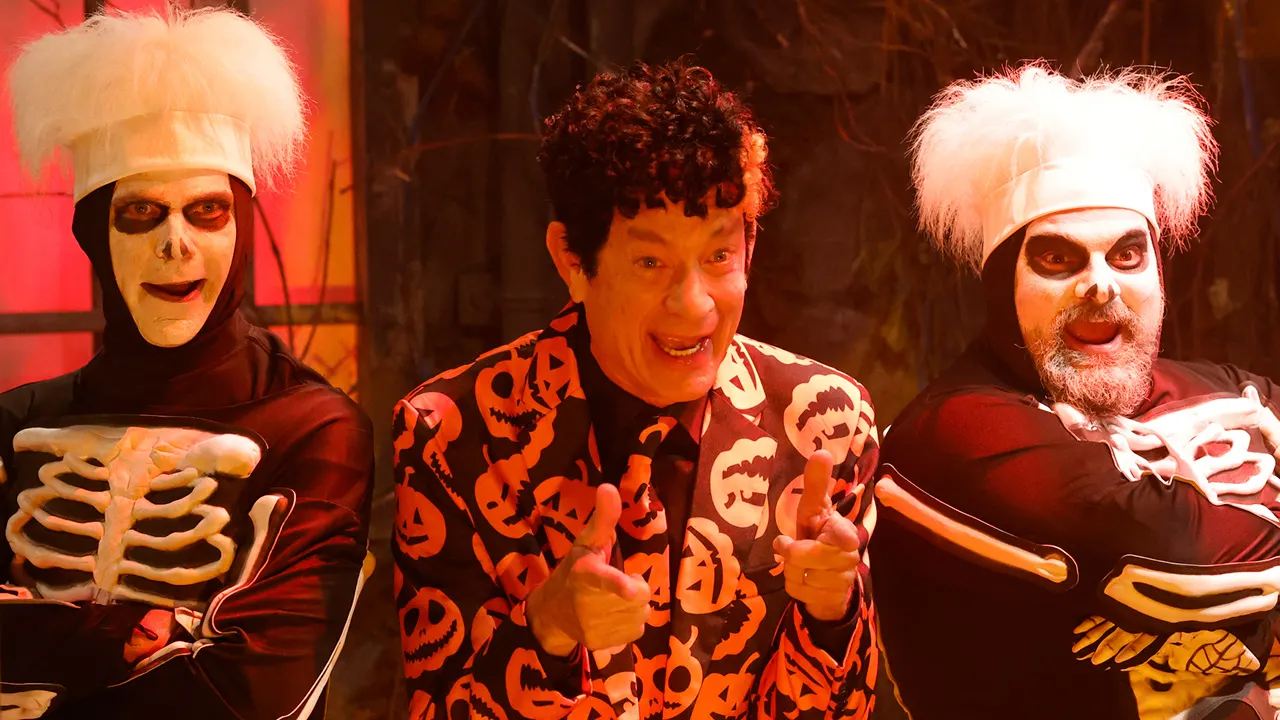 Tom Hanks Returns in Costume as His Well-Known David S. Pumpkins Character for Jack Harlow's First SNL Hosting Gig