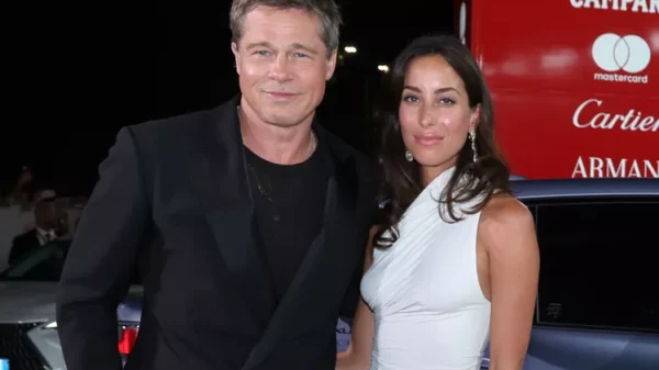 Brad Pitt and Ines de Ramon red carpet debut