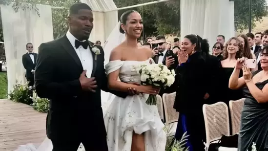 Corinne Foxx wedding